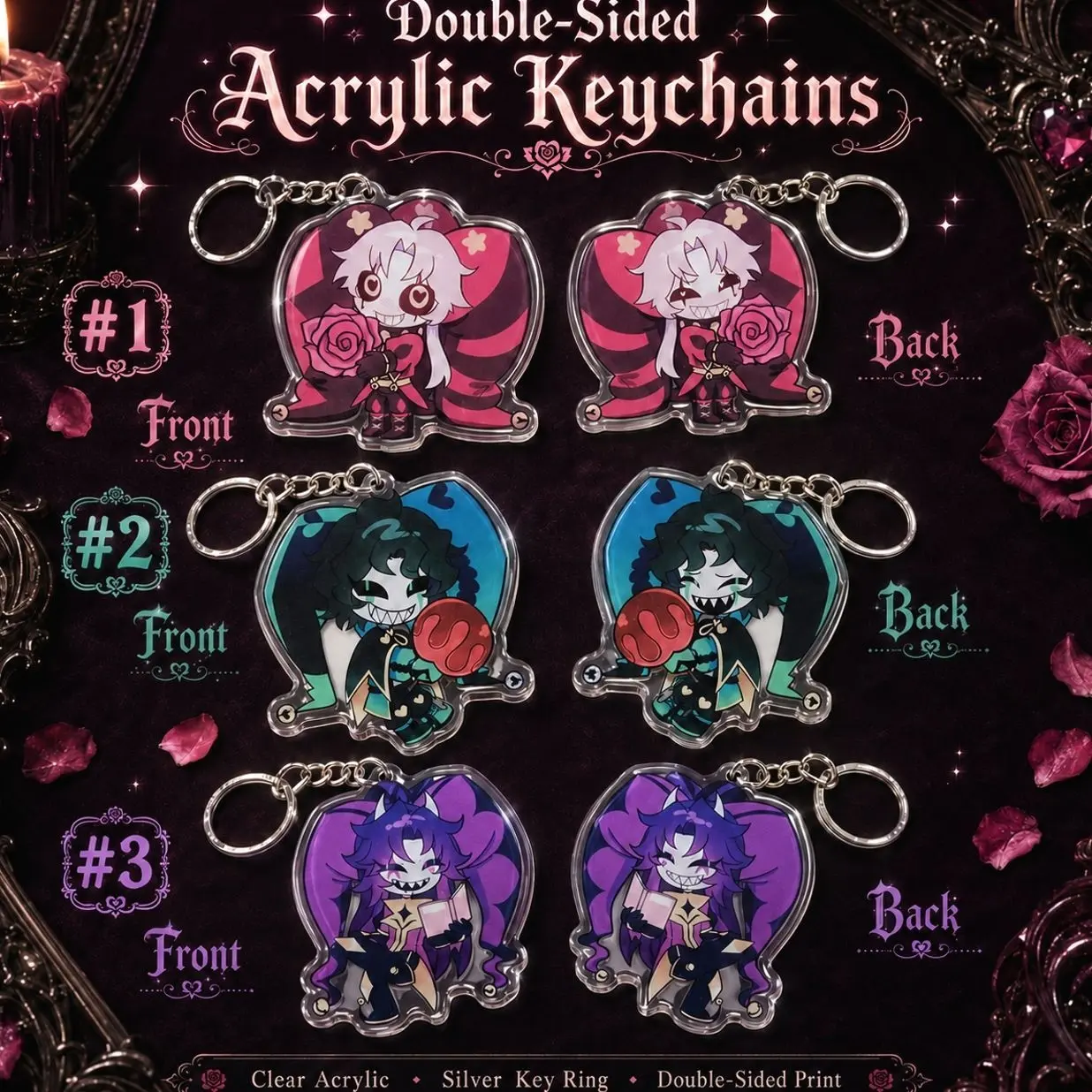 PRE-ORDERS: The Freak Circus Keychains