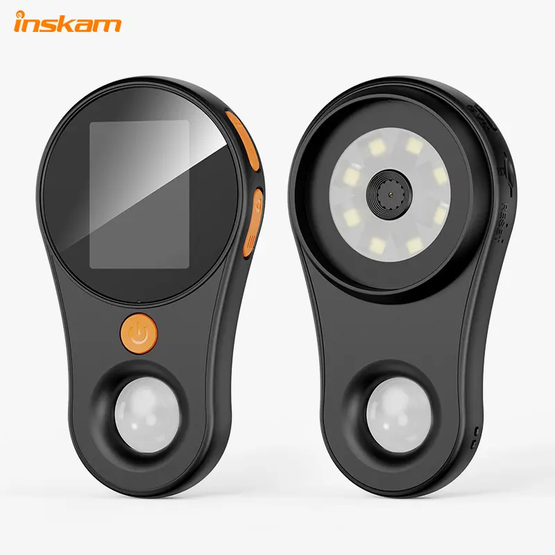 INSKAM Rechargeable Battery Portable Handheld Digital Microscope for Jewelers, 500x Fixed Magnifier, 16MP High-Resolution Camera, 2-Inch LCD Screen, Built-In 8LEDs, Easy-to-Operate Tools & Hardware Measuring Optical Instrument for Children and Adults
