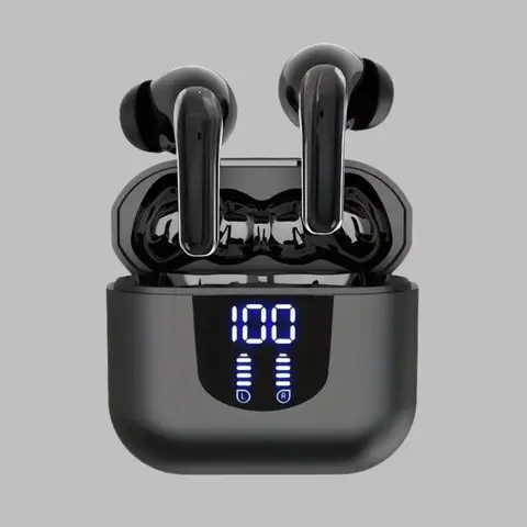 ANKRIYUL Rechargeable In-Ear Audio Headphones - Lightweight True Wireless Bluetooth Earbuds, Hands-Free TWS Sync, Recharge & Go Design, Electronic Device for Outdoor Sport, Cell Compatible (Not Water Resistant)