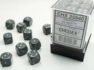 Speckled (Hi-Tech) Chessex Brand 12mm D6 Dice Set 36ct.