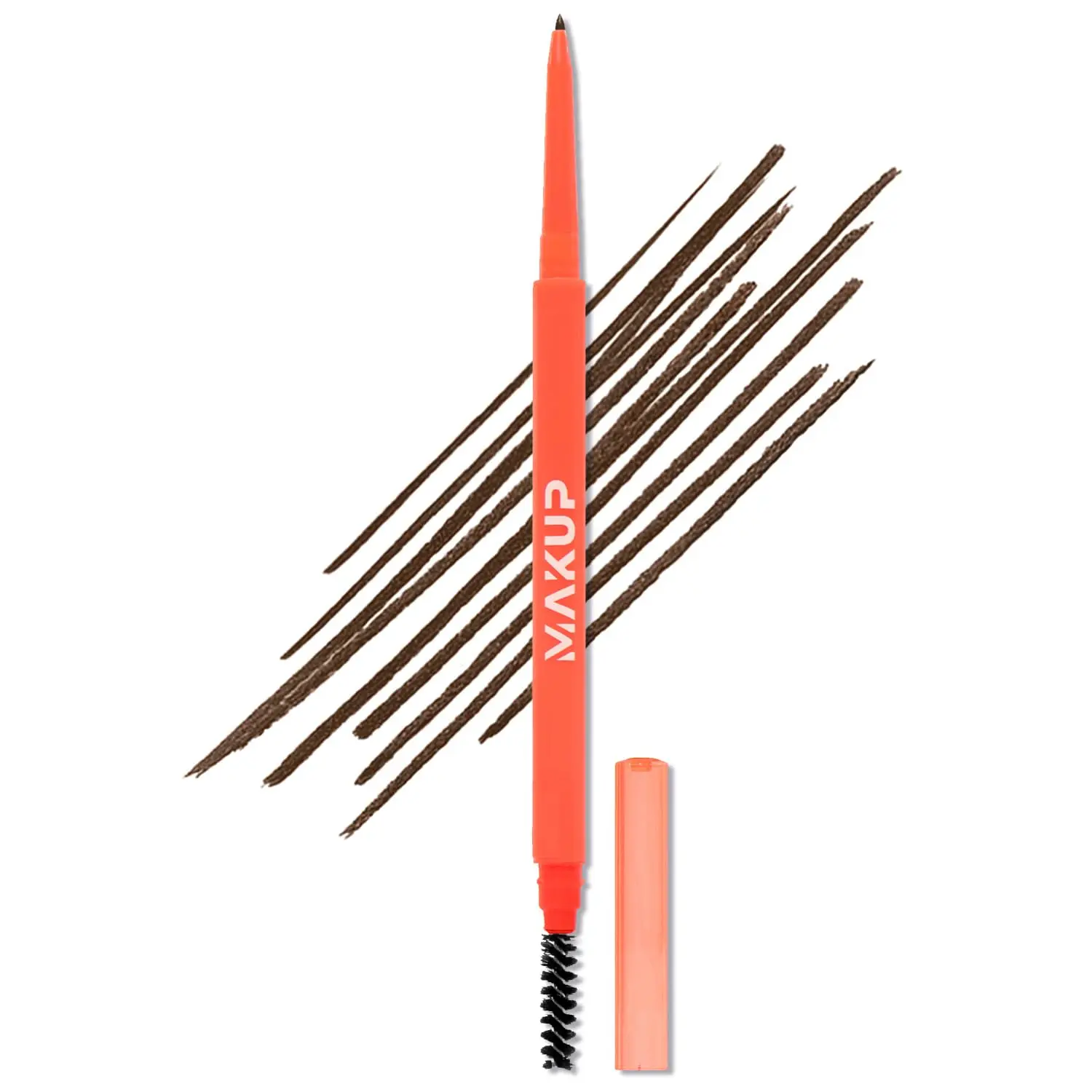 Ultra Thin Eyebrow Pencil, Waterproof Micro Brow Pencil, Precise Hair-Like Strokes, Natural-Looking Brow Definition, Medium to Dark Brown
