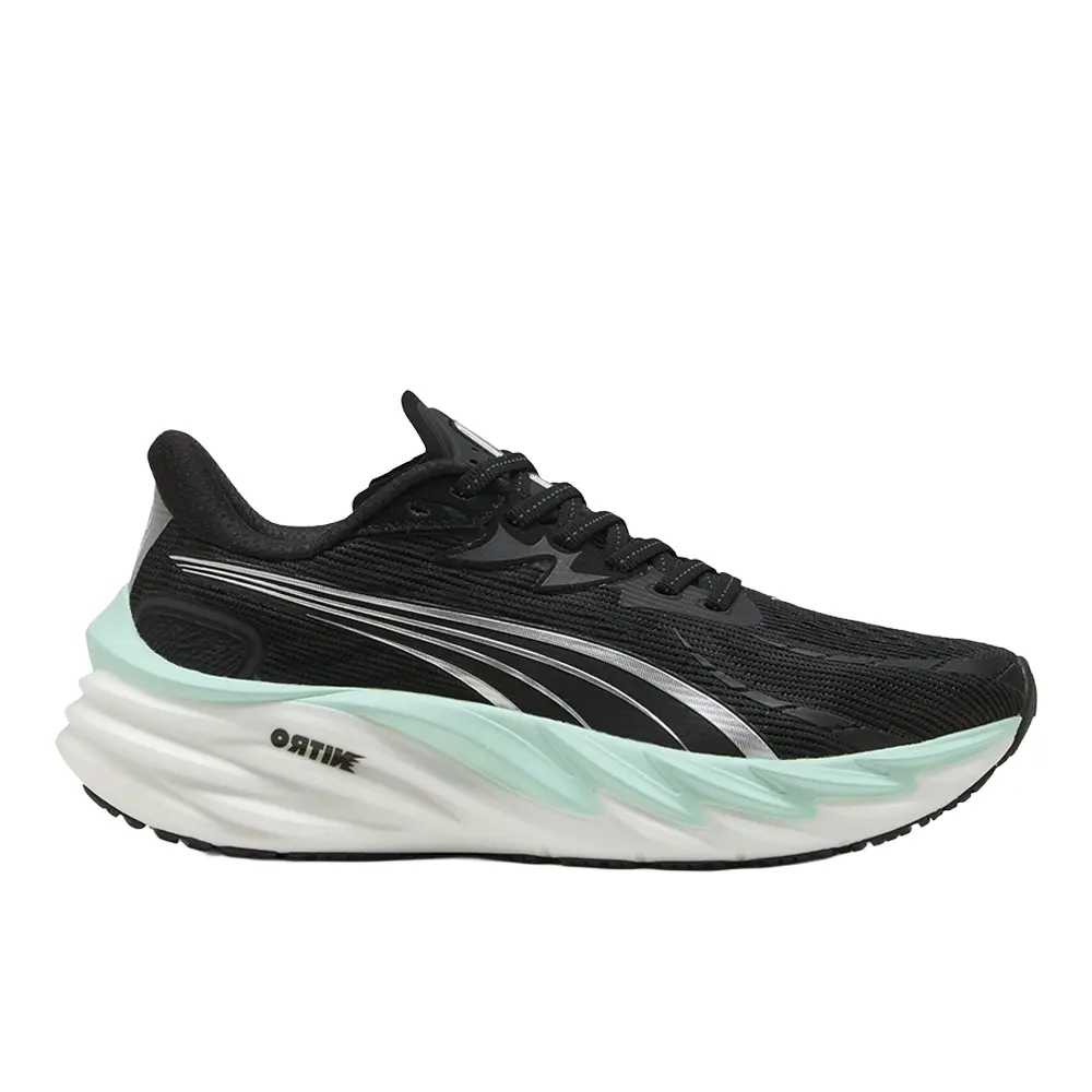 PUMA Womens Velocity Nitro 4 Running Sneakers Shoes - Black