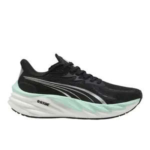 PUMA Womens Velocity Nitro 4 Running Sneakers Shoes - Black