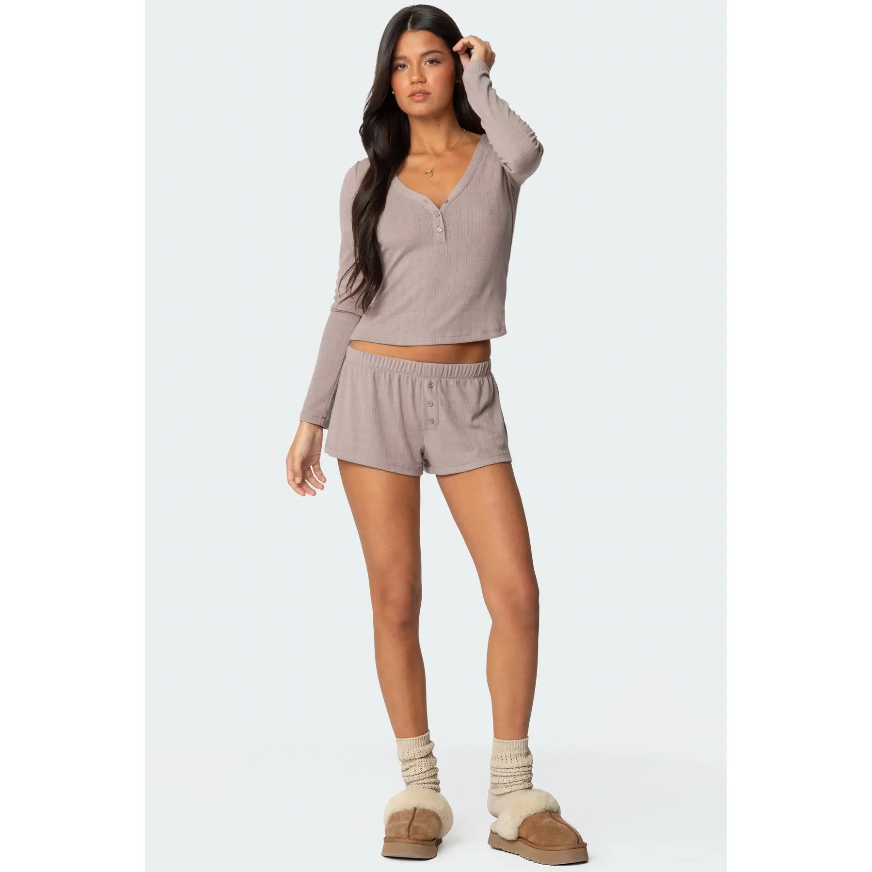 Keely Pointelle Shorts Keely Pointelle Shorts
