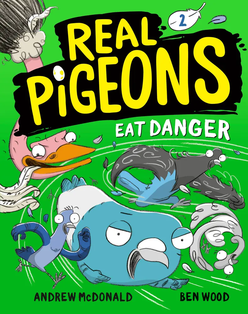 USED Book - Real Pigeons Eat Danger (Book 2) by McDonald, Andrew (Library Binding) - english