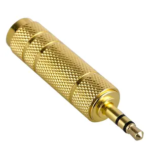 6.5mm 1/4" Female to 3.5mm 1/8" Male Headphones Speakers Audio Adapter Converter