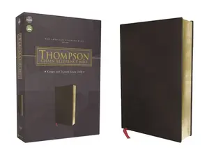 NASB, Thompson Chain-Reference Bible, Bonded Leather, Black, Red Letter, 1977 Text by Dr.  Frank Charles Thompson||Zondervan [Leatherbound Book]