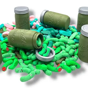 The Tickle Pickle Jar full of Pickles- Articulated 3D Printed Pickley Decor