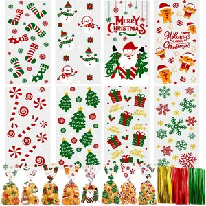 30 Pack Small Christmas Gift Bags With Tissue paper