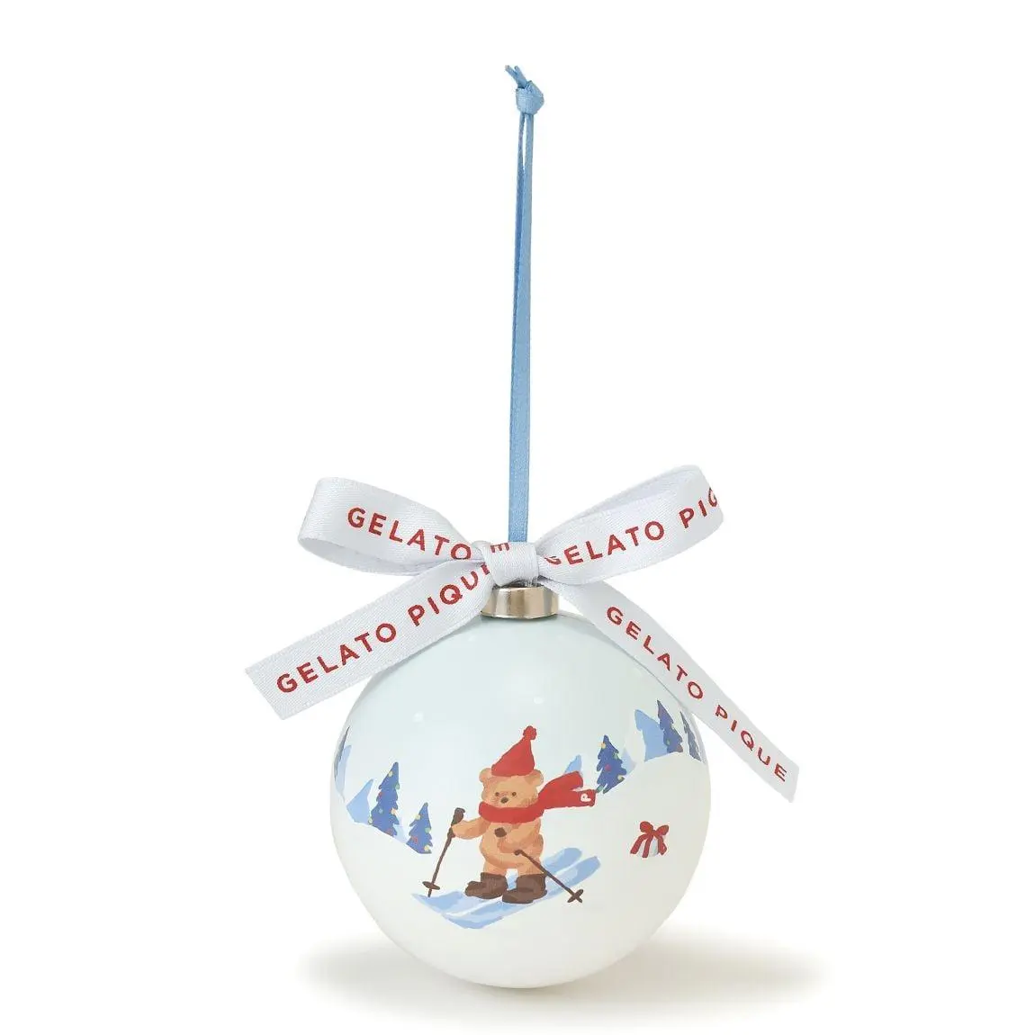 Skiing Bear Ornament