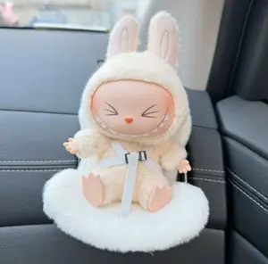 Labu Teddy Car Seat Vent Clip | Cute Car Seat Accessory for Dolls | Cute Car Accessories | Passenger Princess Gifts | Labubu Car Accessory