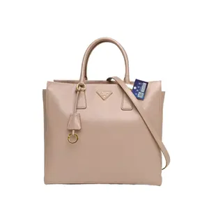 Pre-owned PRADA leather Tote Bags Pink C handbag