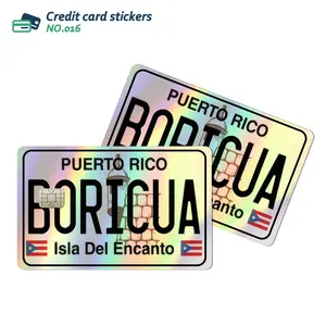 2 Colorful Credit Card Skin Stickers, Waterproof Scratch-Resistant Durable Decorative Protection, for Credit Cards Debit Cards Bus Cards, Universal Fit