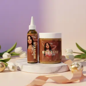 Myka Hair Care Bundle – Hair Oil 4 oz & Styling Pomade Set