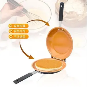 Double Sided Frying Pan – Nonstick Flip Pan for Eggs, Steak & Breakfast