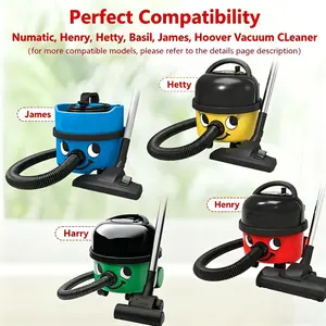Replacement Dust Bags for Numatic Henry Hetty Nvm-1ch Hepaflo Vacuum Cleaner, Compatibility Hoover, Model 604015 907075, High-Quality Cleaning Accessories, Upright Vacuum Cleaner