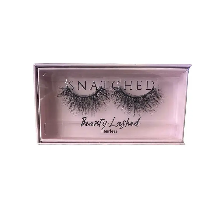 Beauty Lashed SNATCHED PINK "Fearless" Faux Mink Eyelashes