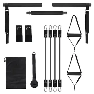 Pilates Bar Kit with Resistance Bands Multifunctional Pilates Yoga Toning Bar Full Body Exercise for All Levels