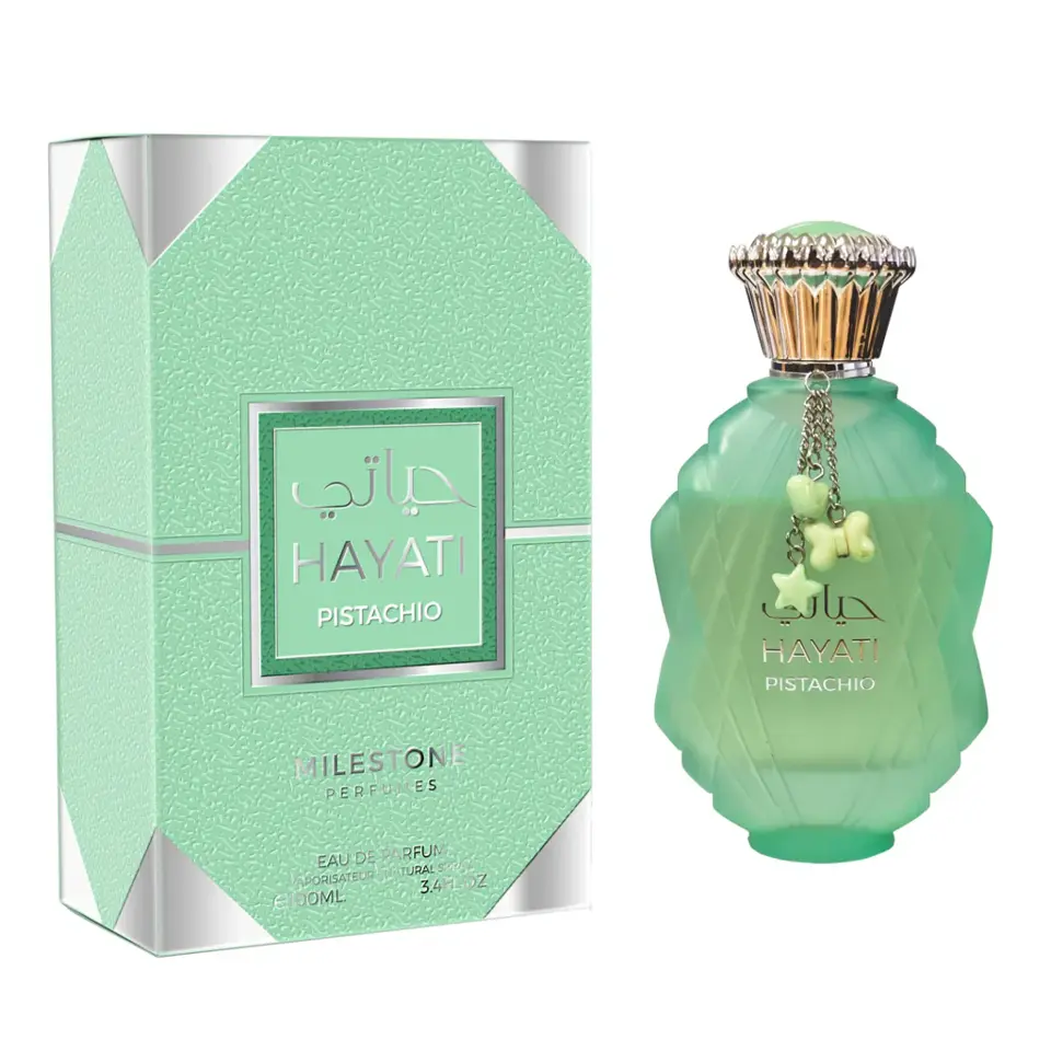 Hayati Pistachio Eau de Parfum for Women 100ml | Pistachio, Pear, Whipped Cream & Sandalwood