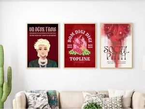 Stray Kids Topline Art Print Social Path Boom DiGi Bombom, SKZ 5 Star Poster Kpop Room Decor, 3racha, Tiger JK