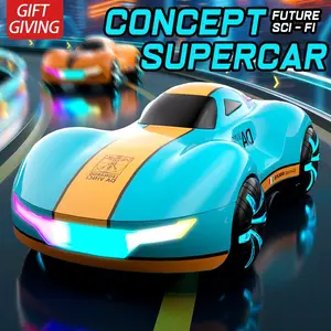 360° Rotate Gesture Sensing Remote Control Car, Drift RC Stunt Car with Light Spray & Sound, 2.4GHz Hobby RC