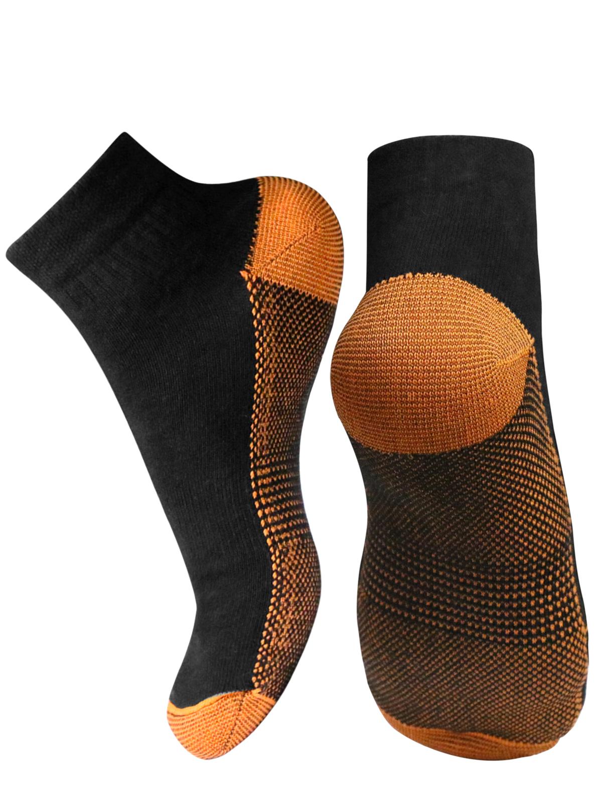 Premium Copper Compression Sport Socks with Cotton Comfort, Designed for Foot Support During Hiking, Running, Training and Everyday Use, Suitable for Both Men and Women for Active & Resting Moments