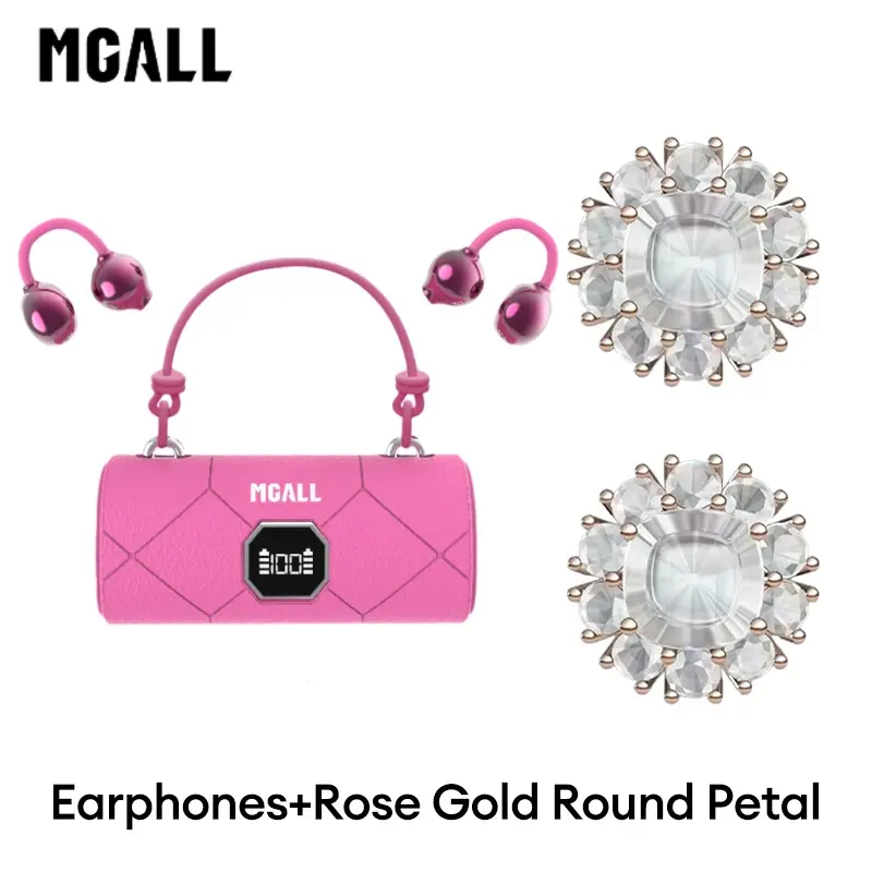 Pink+Gold Round Petal