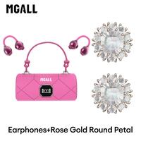 Pink+Gold Round Petal