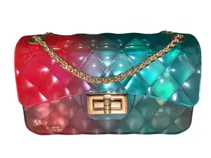 Small Red & Turquoise Jelly Bag