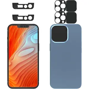 Privacy Cover Compatible for 13 Pro/iPhone 13 Pro Max with Front Camera Cover,Protect Privacy and Security But Not Affect Facial Recognition(2Pack)