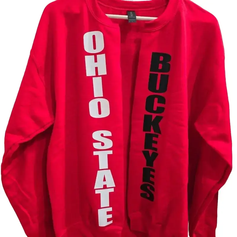 Raw Hem Ohio State Cardigan