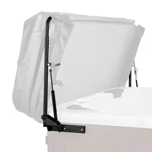 Hydraulic Hot Tub Cover Lift And Spa Cover Lift For Rectangular Tubs, Adjustable Width 69 In To 96.5 In, Installed On Both Sides At The Top, Compatible With Most Rectangular Hot Tubs And Spas, Durable Stainless Steel Construction