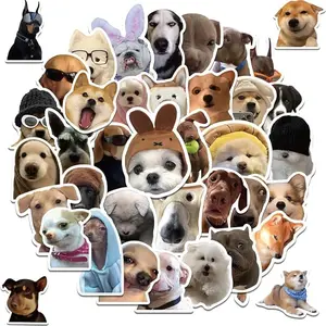 Cute Random Single Sticker, Funny Cartoon Animal Character Adhesive Decals, Waterproof Stickers for Notebook Laptop Backpack, Kids Teens DIY Craft Gift Decor