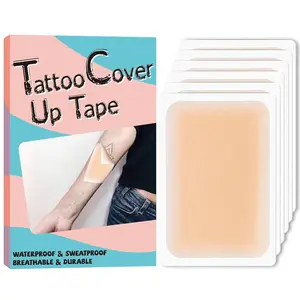 Tattoo Cover Up Tape, Ultra Thin Patch for Tattoo Scar and Birthmarks, Invisible Waterproof Skin Tone Concealer Sticker for Covering Up Scars Tattoos,
