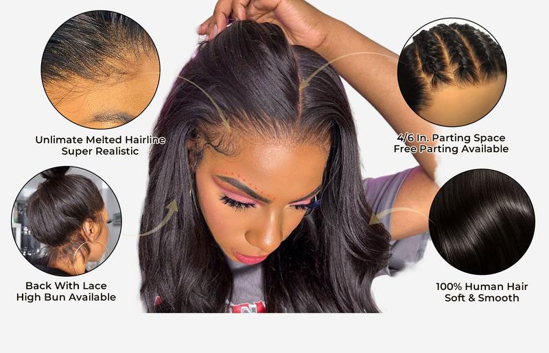 [Exclusive Deal] OQ HAIR Water Wave 13x6 Lace Front Wigs Human Hair Pre Plucked Lace Frontal Wigs For Women With Baby Hair Various Styles