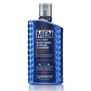 MEN 2-in-1 Daily Body Wash & Facial Cleanser - with Ginseng & Eucalyptus