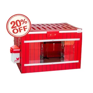 RentACoop Little Red Barn Chick Brooder Set
