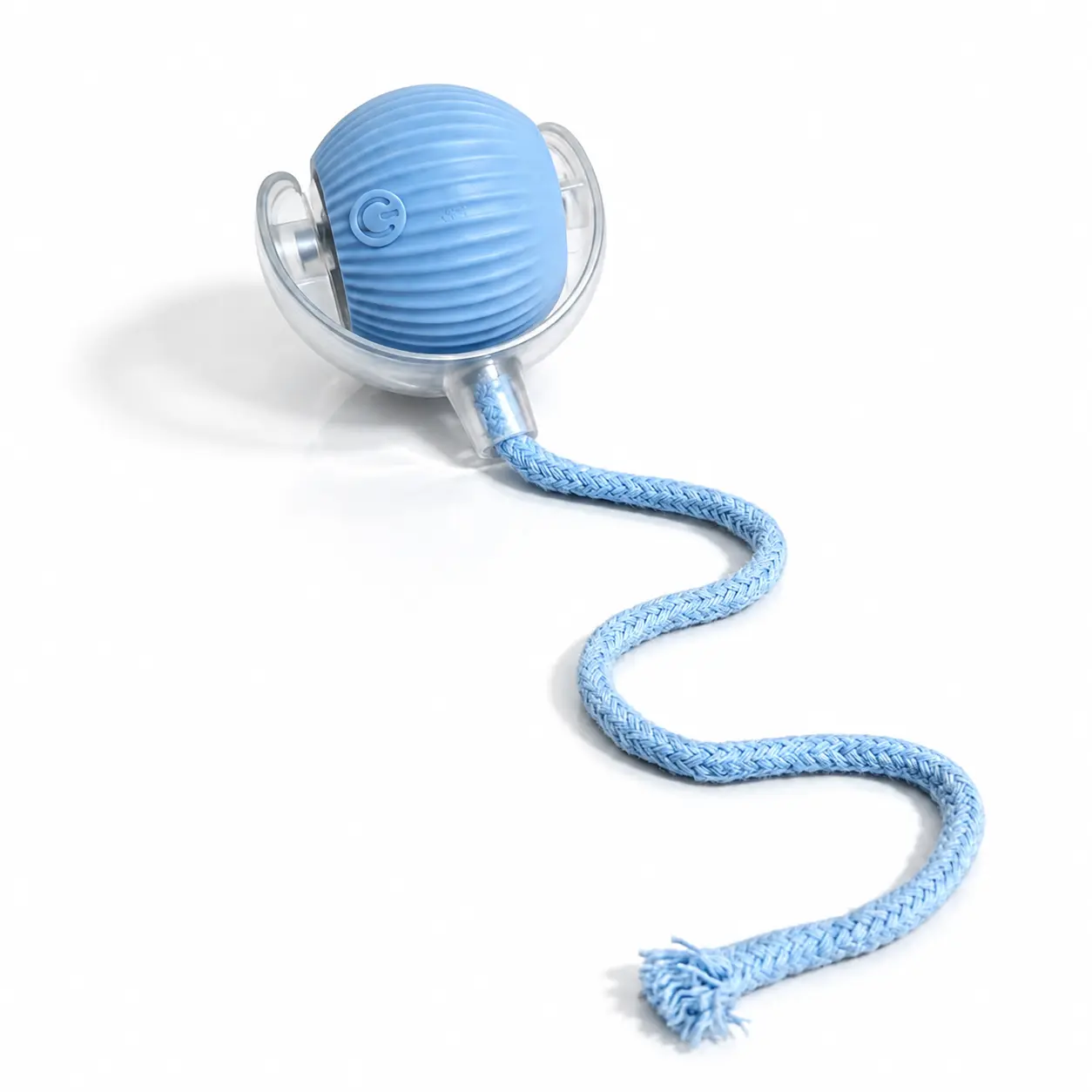 Smart Motion-Activated Tetherball with Rope, Indoor-Outdoor Self-Moving Interactive Toy for Pet Boredom Relief (Sports & Outdoor Lawn Game)