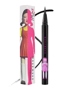 WAKEMAKE X SQUID GAME Any Proof Pen Eyeliner 01 Black, water proof, smudge proof, and 24 hour long lasting,