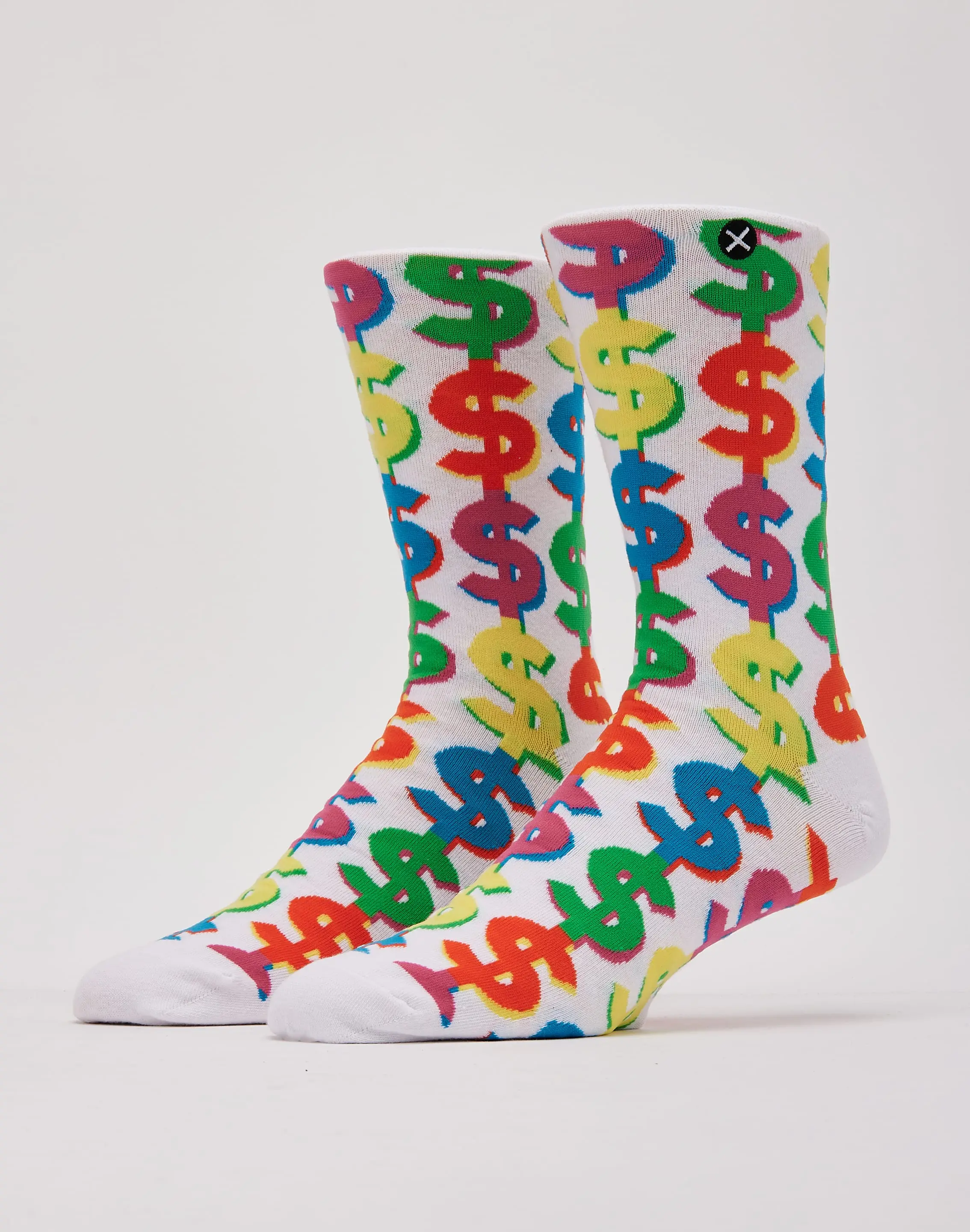 Mens Odd Sox The Color Of Money Crew Socks