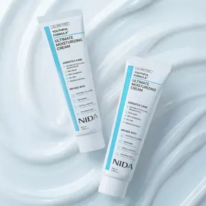 NIDA Youthful Formula Ultimate Moisturizing Cream (100mL) / Collagen, Niacinamide, Centella Asiatica, Hyaluronic Acid / Wrinkles, Dark Spots, Skincare Hydrating Daily Moisturizer Moisture Hydrate