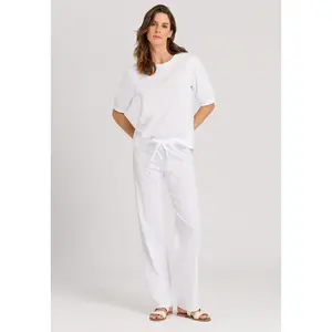 Hanro Natural Wear Cotton Drawstring Lounge Pants