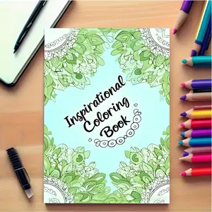 Adult Coloring Book, 24 Pages, Thick Paper, Perfect for Relaxation, Family Gatherings, Holiday Decor, Creative Fun, Artistic Design, Cute Colouring Book
