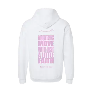 Don't Stop Praying Hoodie White