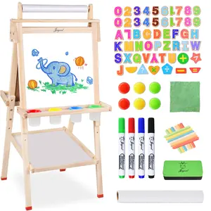 Joyooss Kids Wooden Art Easel Double-Sided Magnetic 109
