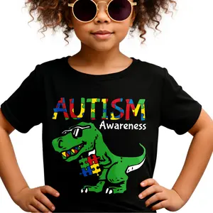 Autism Dino T-shirt, Autism Awareness Shirt, Autism Support T-Shirt, Gift For Special Education Teacher, Puzzle Piece Shirt, Special Education T-shirt