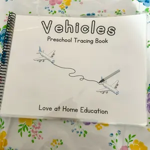 Vehicles Tracing Book! Vehicles, shapes, sizes- for toddlers and preschoolers