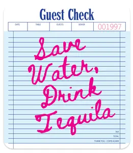 "Save Water Drink Tequila" Fridge Magnet