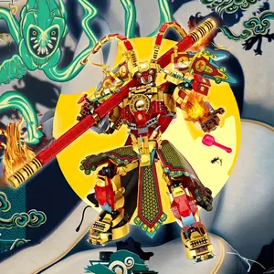 Transformable Building Blocks Assembled Robot Goku Mecha Boy's Toy Gift