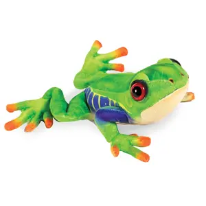 Real Planet™ Red Eye Tree Frog Realistic Plush Stuffed Animal